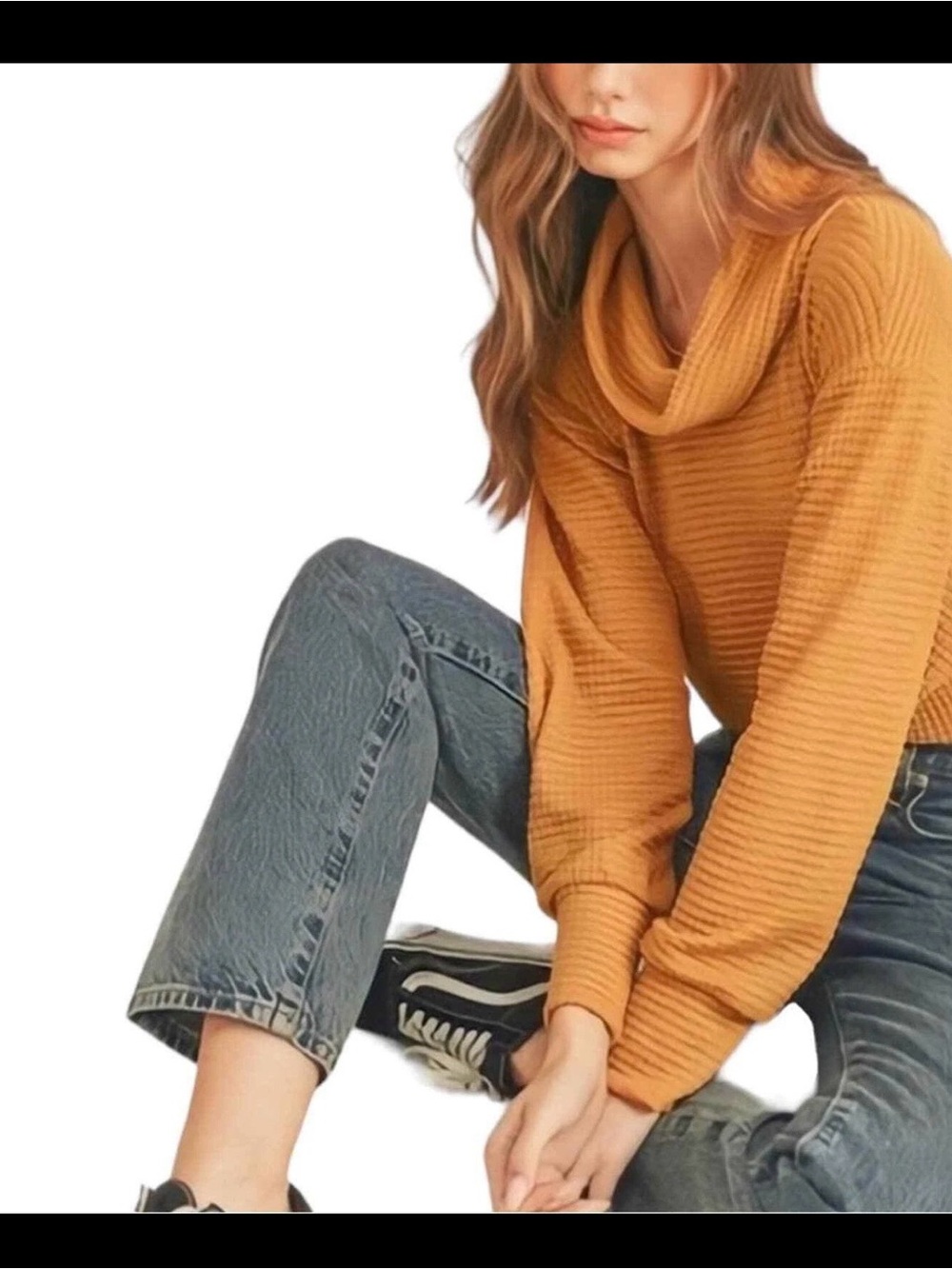 Free People Juicy Long Sleeve Thermal Top with open back